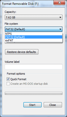 exfat format tool windows 10